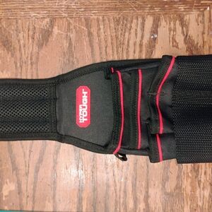 Black and Red Tool Belt